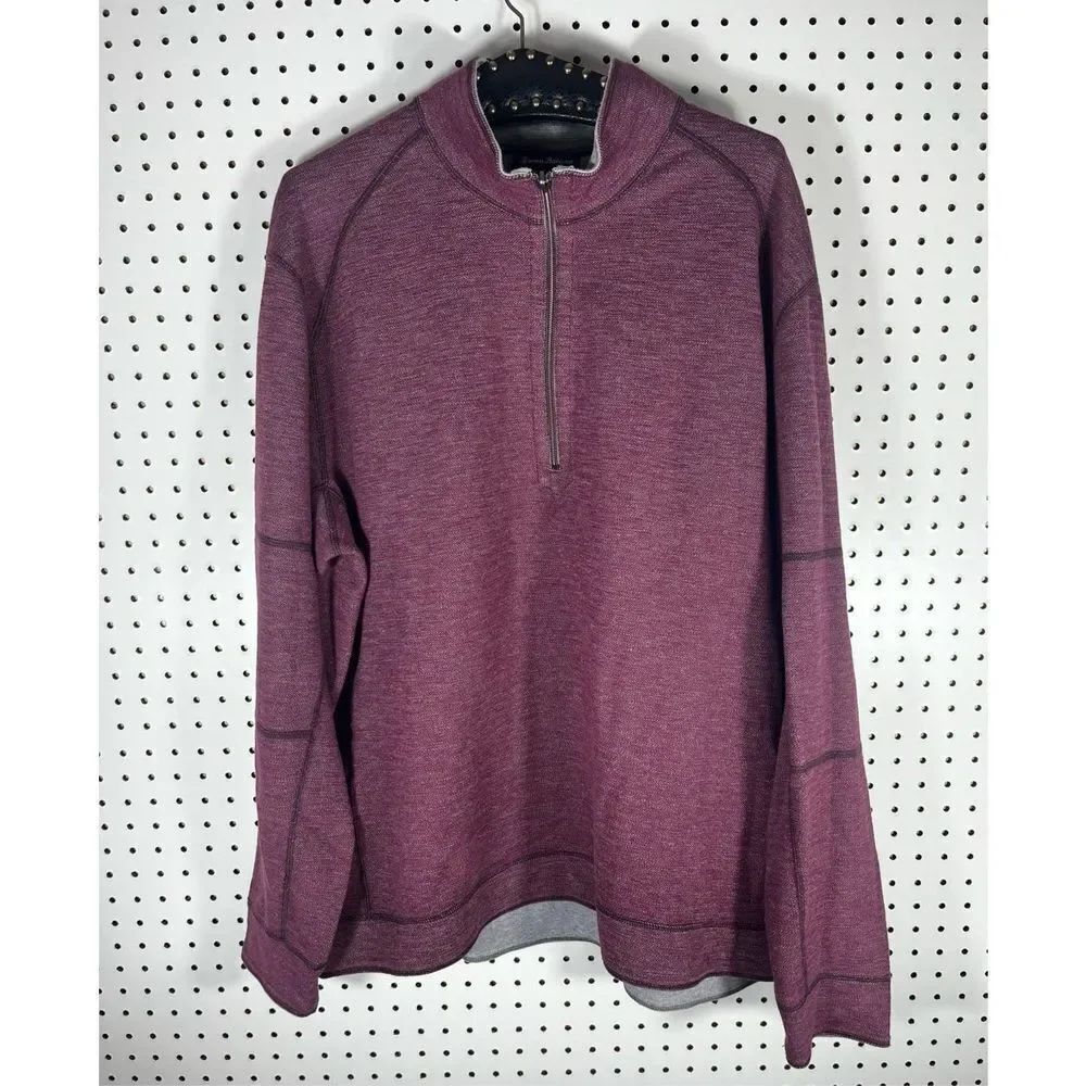Tommy Bahama reversible pullover sweater